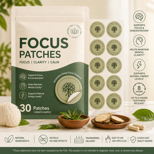 Parche transdérmico de vitamina B complex para energía y concentración, marca privada OEM, sin necesidad de pastillas, parche suplementario OEM. - Product Image 1