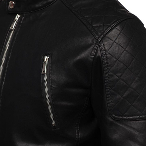 2026 Top Selling Custom <b>Men's</b> Premium Quality Winter Leather Jacket with Stand Collar & Popular Pocket jacket for <b>men</b> - Product Image 5