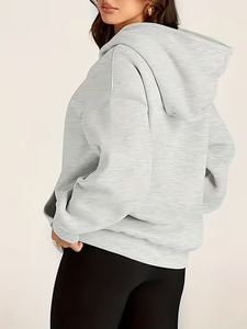 Sudaderas con Capucha de Alta Calidad 100% Algodón para Mujer, Sudaderas Lisas Personalizadas con Marca - Product Image 2