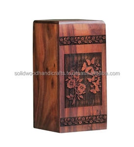 Urnes funéraires en bois pour cendres humaines, vente en gros, tailles personnalisées, fournitures funéraires - Product Image 3