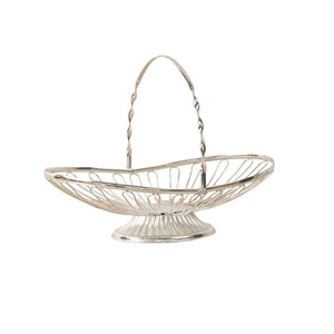 Panier à fruits en fil de fer au design fabuleux, couleur or rose, taille et forme personnalisées, panier de rangement à prix compétitifs - Product Image 1