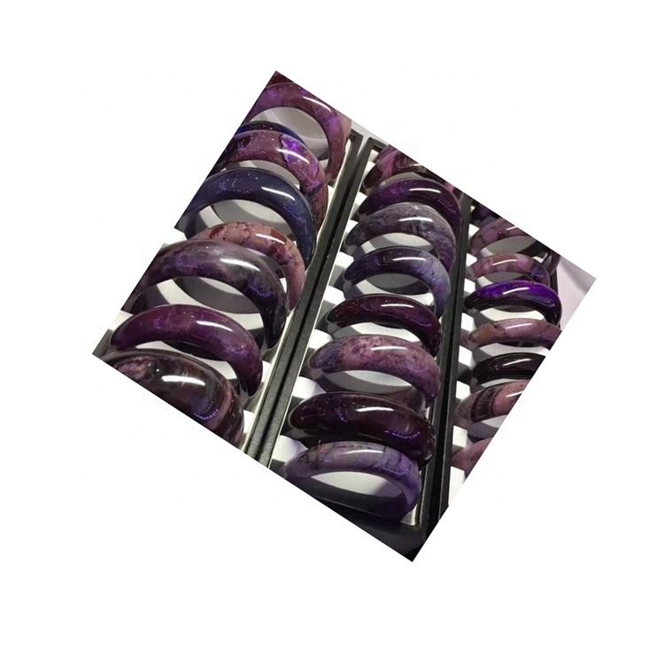 天然スギライトバングル大量卸売1個スギライトパープルジェダイト