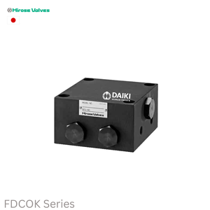 Vanne Hirose HRV Série FDCOK à 4 ports pour collecte de débit, pour vérins hydrauliques et équilibrage de débit critique - Product Image 1