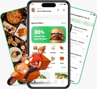 Desarrollo de Aplicaciones de Entrega de Comida Personalizadas en India, Seguimiento en Tiempo Real, Pagos Seguros, Arquitectura Escalable, Multi-idioma, Internet
