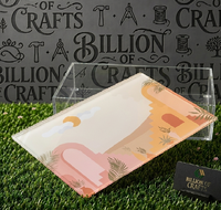 Moderne transparante acryl cadeaudoos voor dadels, gedroogd fruit, snoep, desserts, noten, chocolade, Ramadan, Eid Mubarak cadeauverpakking