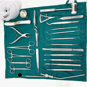 Kit de chirurgie implantaire médicale, membrane, 26 pièces, instruments de chirurgie buccale, manuel, acier inoxydable, certifié CE, par Grip Surgical - Product Image 3