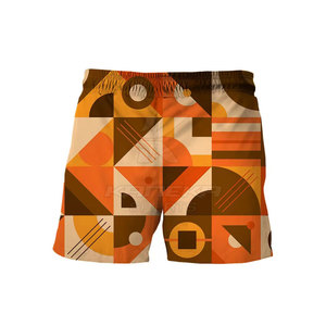 Design Your Own Customized Men Solid <b>Mid</b> Waist Sublimation Shorts 100% Cotton Casual High Quality OEM Service Quick Dry - Product Image 4