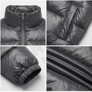 Venta al por mayor personalizado de los hombres Casual Parkas de invierno Otoño Outwear con capucha Zip-up Puffer Chaquetas Tallas grandes Opciones de moda para hombres - Product Image 4