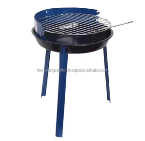 Draagbare Bbq-Offset Barbecue Rokers Zware Barbecue Grill Houtskool Buitentuin Terras Premium Bbq Roker Stalen Baby