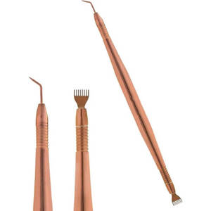 Pince à épiler carrée professionnelle en acier inoxydable pour rehaussement de cils, nettoyage, usage en salon et à domicile, prise en main facile, étanche et durable - Product Image 6