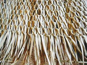 Parasol pliable en chaume OEM 2,1 m pour décoration, plage, complexe hôtelier, événementiel, fait main du Vietnam - Product Image 6