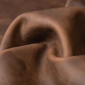 Cuir véritable brun pleine fleur de qualité professionnelle pour la fabrication de sacs à main, de chaussures, de portefeuilles et de créations artisanales - Product Image 5