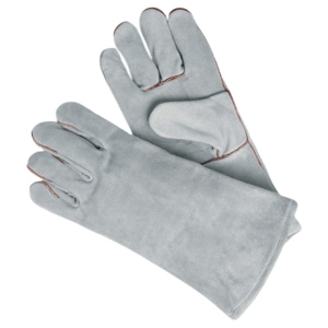 Heavy Duty Leather Welding <b>Gloves</b> CE Certified Safety Cuff Anti-Vibration Anti-Static Heat Spark Resistant Construction Safety - Product Image 1
