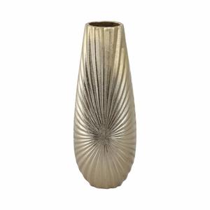 Maceta de Flores de Lujo Estilo Bohemio, Color Dorado, Técnica de Fundición a Mano, Jarrones Decorativos de Metal, Decoración de Bodas, Florero de Mesa - Product Image 2