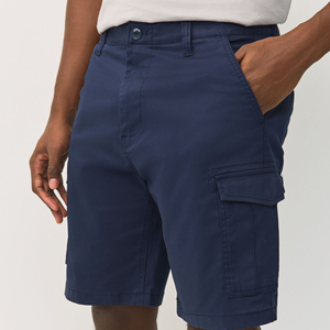 Pantalones Cortos Cargo para Hombre, 100% Algodón Twill, Secado Rápido, Antibacterianos, Cintura Alta, Cómodos, Ligeros, Ropa Casual para Exteriores, OEM ODM - Product Image 4