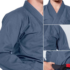 ชุดยูโดฝึกซ้อม BJJ สำหรับผู้ใหญ่แบบใหม่ ปรับแต่งได้ ผ้าฝ้าย 100% ระบายอากาศได้ดี ทนทาน สีสั่งทำได้ เข็มขัดสีขาว ปี 2026 - Product Image 3