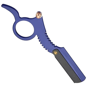 Rasoir manuel professionnel de haute qualité en acier inoxydable à lame droite, rasoir à anneau pour hommes et femmes, rasoir sûr à lame unique, OEM - Product Image 6