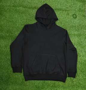 Sweat à capuche coloré pour homme, 280G, avec logo personnalisé, doublure tricotée, imprimé automne, coupe droite, épaules tombantes, avec cordons, haute qualité, très vendu - Product Image 4