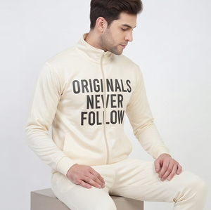 Men's 100% Polyester Printed Zipper Sportswear Jogger Printed Sweat Suit Tracksuits Stand Collar Zipper Jacket Printed <b>Pants</b> - Product Image 5