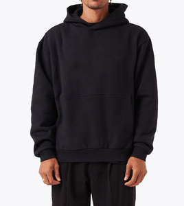 Nouveauté : Sweat à capuche oversize 100 % coton, design OEM, personnalisable, épais, pour homme, à prix réduit - Product Image 1