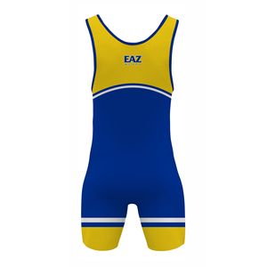 Maillot de lutte sublimé pour hommes, tenue d'équipe imprimée de pointe, durable, léger, uniforme sportif de tournoi, vente en gros usine - Product Image 2