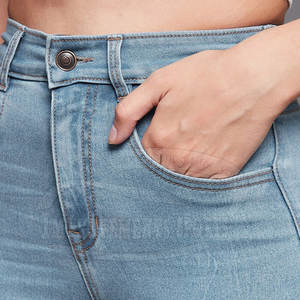 Pantalones vaqueros de diseño único al por mayor pantalones vaqueros de mujer de alta calidad Pantalones vaqueros de último estilo pantalones vaqueros de mujer - Product Image 6