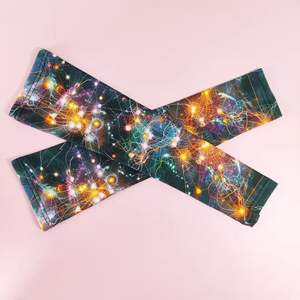 Nouveaux Manchons de Bras Personnalisés Imprimés Sans Couture Anti-UV Résistants à l'Eau pour Cyclisme et Activités de Plein Air en Spandex Polyester à Compression et Effet Rafraîchissant - Product Image 2