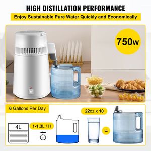 Pure <b>Water</b> <b>Distiller</b> 750W 1.1 Gal/4L BPA-Free Container Upgraded Handle <b>Home</b> Use - Product Image 5