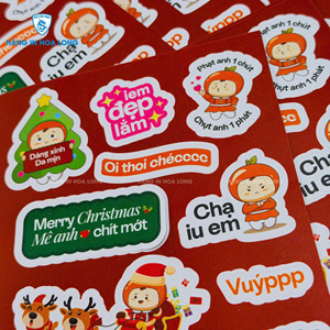 Hoa Long <b>Waterproof</b> Decal <b>Label</b> with Custom Logo OEM Manufacturer From Vietnam Multi-Printing Options - Product Image 5