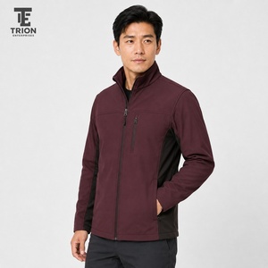 Veste softshell imperméable pour homme, tissu chaud et confortable, design résistant au vent, capuche réglable, parfaite pour les sports de plein air - Product Image 4