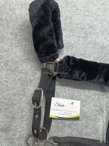 Cabestro ecuestre de nailon de fabricante directo, Halter de 1 pulgada, acolchado de lana suave y cabestro de sillín inglés de plomo de caballo de 2mtr DE LA India - Product Image 6