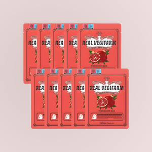 แผ่นมาส์กหน้าเกาหลี ซุปเปอร์ฟู้ดทับทิม มาส์ก 10 ชิ้น มาส์กหน้าเกาหลี - Product Image 2