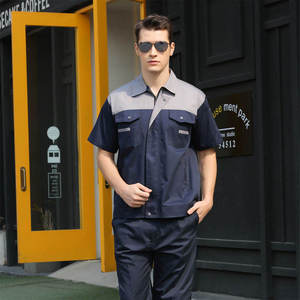 Pantalones de Trabajo, Uniformes de Trabajo, Directo de Fábrica, Chaqueta de Trabajo Transpirable de Primavera de Poliéster y Algodón, Traje de Construcción Personalizado, Overoles para Automóvil - Product Image 4