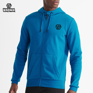 เสื้อฮู้ดผู้ชายผ้าฝ้ายผสมระบายอากาศได้ดี สวมใส่สบาย สำหรับผู้ใหญ่ ออกแบบได้ตามต้องการ ผลิตจากโพลีเอสเตอร์ - Product Image 1