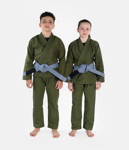 Uniformes de BJJ para Niños al por Mayor, Uniforme de BJJ Ligero, Tela 100% Algodón, Uniforme de BJJ para Niñas - Product Image 5