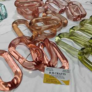 Cadenas Decorativas de Resina Coloridas de Diseño Moderno, Logotipo Personalizable, Hechas a Mano para Diwali, Cumpleaños, Bodas y Otras Ocasiones - Product Image 4