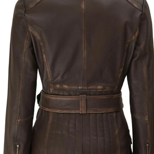 Veste en cuir unisexe, nouvelle arrivée, veste en cuir de haute qualité pour femmes, vente en gros, nouveau design, veste en cuir tendance. - Product Image 5