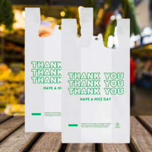 OEM Supplier Biodegradable Plastic Garbage <b>Bags</b> HDPE <b>Waterproof</b> Durable Tear Resistant Strong <b>Drawstring</b> Packaging - Product Image 1