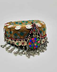 Gorras Festivas Tradicionales Tribales Afganas Kuchi Bordadas con Estilo de Personajes, para Mujeres Adultas, Ideales para Fiestas al Aire Libre - Product Image 5