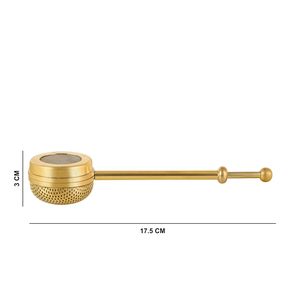 Brass <b>Tea</b> <b>Infuser</b> Mesh Resting Pot Excellent quality Brass <b>Tea</b> <b>Infuser</b> Metal <b>Tea</b> <b>Infuser</b> Cheap price by Curio Craft - Product Image 2