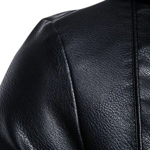 Veste Chauffante Respirante Coupe-Vent Décontractée pour Homme SPORTERIA INDUSTRY en Cuir Véritable à Capuche, Coupe Slim, Fermeture Éclair, Style Automne - Product Image 6