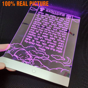 Plaque personnalisée avec verset biblique, éclairée par LED, en acrylique, cadeau chrétien personnalisé avec logo, fabricant OEM - Product Image 2