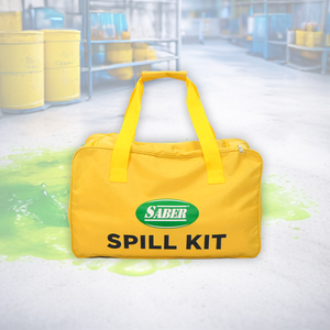 Kit de Derrames Químicos de 45L con Bolsa de Transporte – Kit Móvil de Control de Derrames de Productos Químicos Peligrosos, Kit de Emergencia Absorbente para Transporte, Vehículos - Product Image 3