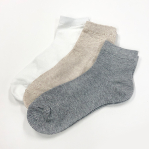 Thin Summer Breathable Solid Knitted <b>Women's</b> Mesh Ankle <b>Socks</b> Polyester/Cotton Bird's Eye Made in Korea Daily Use KJ3 - Product Image 4