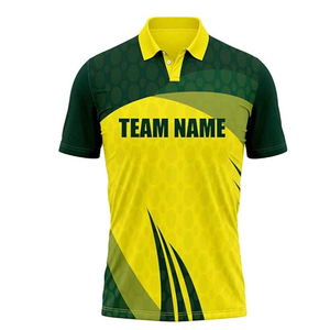 Ropa de entrenamiento profesional con impresión por sublimación de primera calidad y elegante diseño deportivo, camiseta de cricket. - Product Image 2