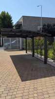 Fabricant de abris de voiture extérieurs résistants, imperméables, en alliage d'aluminium avec revêtement PVC, sur mesure