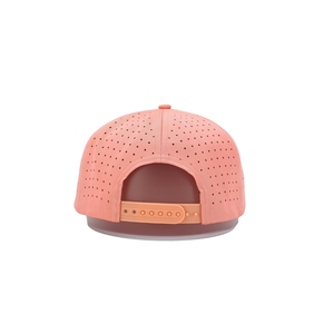Casquette de golf respirante à séchage rapide avancée avec logo personnalisé, bande de couture intérieure, étiquette tissée avec cordon, casquette sportive active à 5 panneaux avec fermeture snapback - Product Image 4