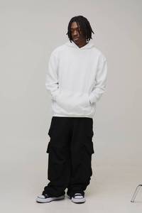 Sweat-shirt personnalisé pour homme avec impression sérigraphique, respirant, écologique, en molleton de coton doux de qualité supérieure, pull à capuche décontracté pour homme, OEM - Product Image 5