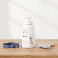 Shampooing et Gel de Bain de Luxe Tango Bichon Frise - Nettoyant Blanchissant Professionnel pour Animaux de Compagnie 500mL Anti-Taches Jaunes Anti-Acariens Blanc