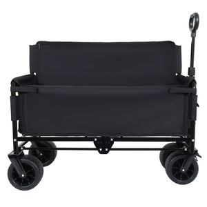 Carrito Plegable Convertible 3 en 1, Resistente, Capacidad de Carga de 500 lb, 180 L, Carretilla Todoterreno con Asiento de Banco y Almacenamiento, Carrito para Acampar - Product Image 5